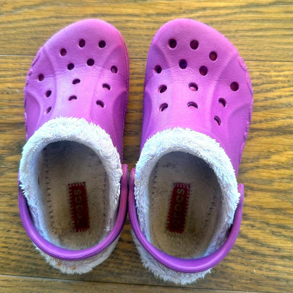 Crocs BAYA CLASSIC LINED CLOG Purple